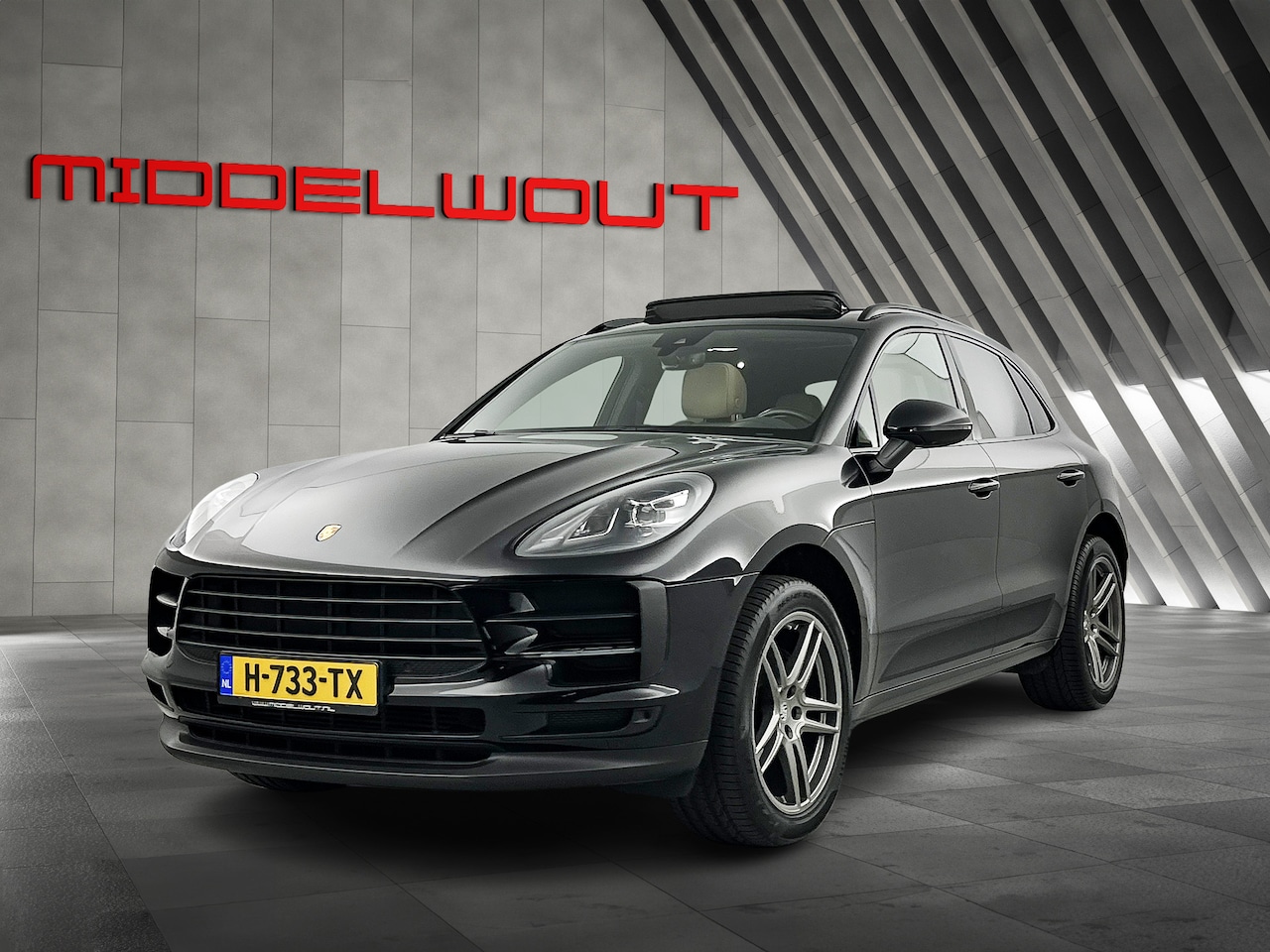 Porsche Macan - 2.0 Sport Chrono Pano-dak/Luchtvering/PDLS-LED/Trekhaak/BOSE - AutoWereld.nl