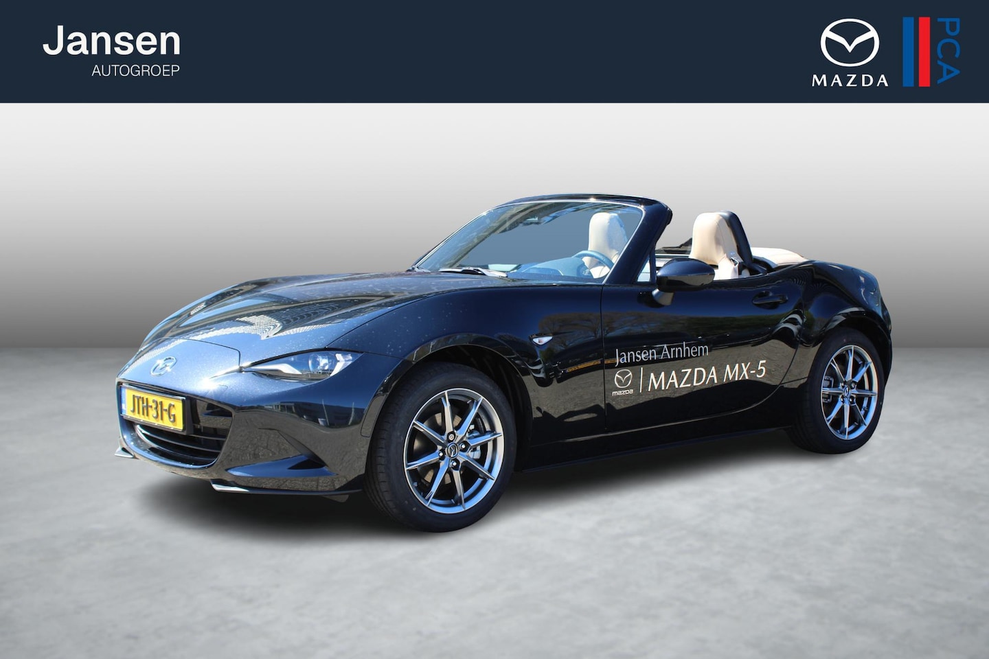 Mazda MX-5 - 1.5 SkyActiv-G 132 Kazari 1.5 SkyActiv-G 132 Kazari ,€8.239,= demokorting Leder, Bose, Camera, Cruise, Clima, Navi, - AutoWereld.nl