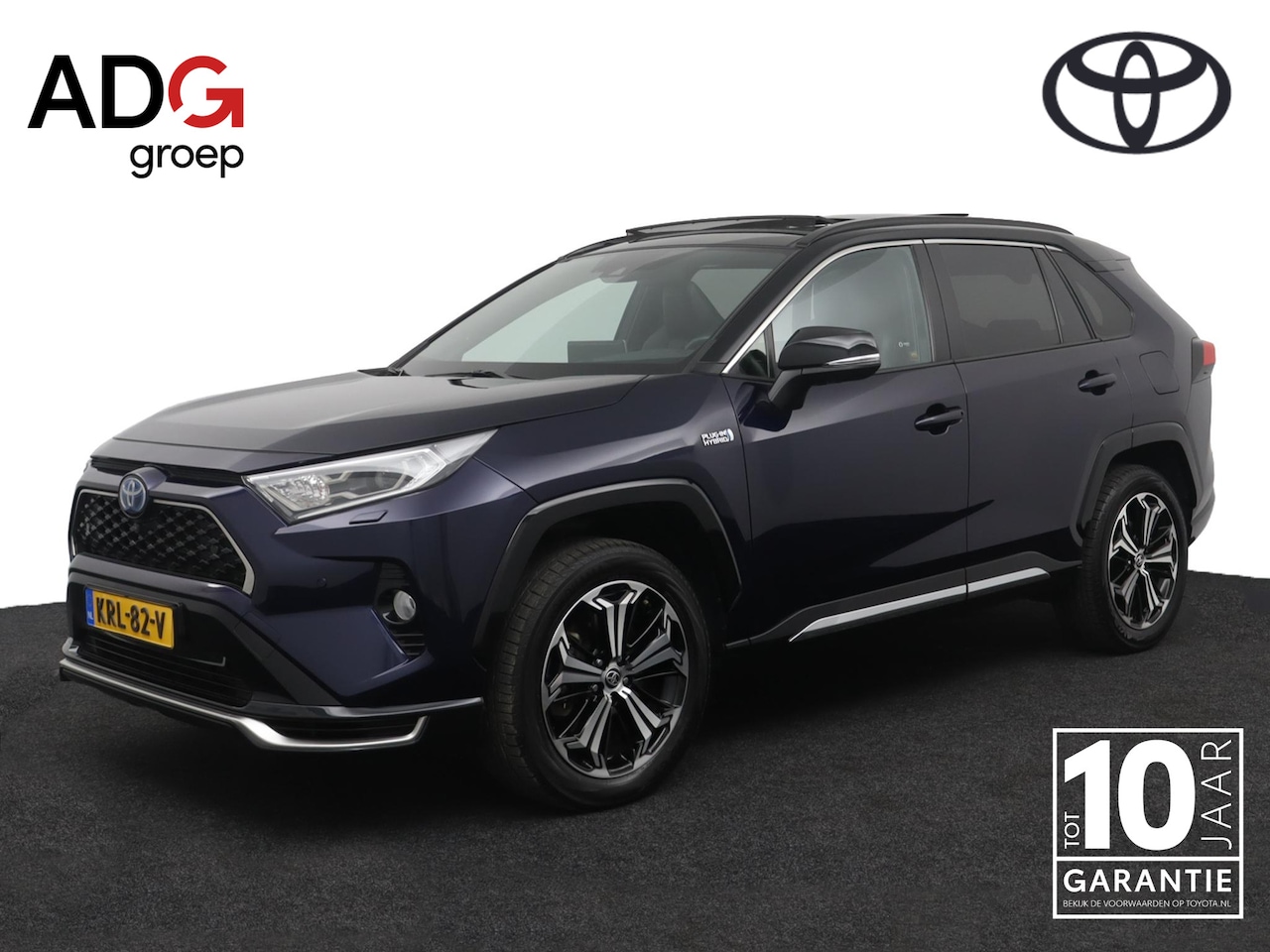 Toyota RAV4 - 2.5 Plug-in Hybrid AWD Bi-Tone Plus | Electrisch panoramadak | Trekhaak | 1500 kg trekgewi - AutoWereld.nl