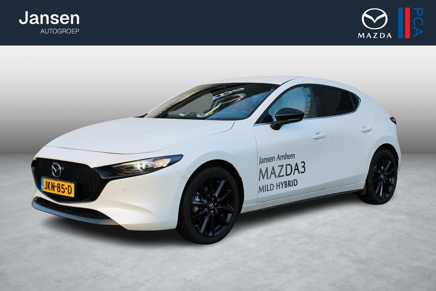 Mazda 3 - HB 2.5 e-SkyActiv-G M Hybrid 140 Nagisa , Demovoordeel € 7.790,-, Automaat, Bruin Leder, B - AutoWereld.nl