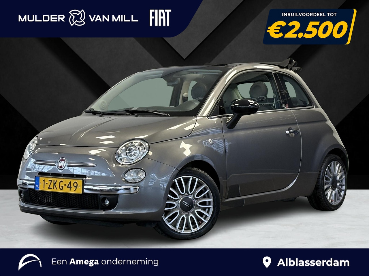 Fiat 500 C - Cult 0.9 TwinAir Turbo 80pk | LEDER | XENON | INTERSCOPE SOUND SYSTEM | OPEN DAK | ISOFIX - AutoWereld.nl