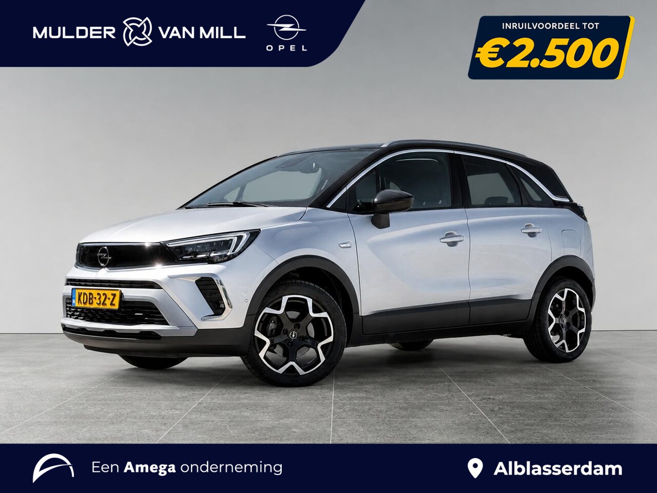Opel Crossland - Ultimate 1.2 Turbo 110pk | 180° CAMERA+SENSOREN | ALCANTARA/LEDER | AGR-STOELEN | NAVI | D - AutoWereld.nl