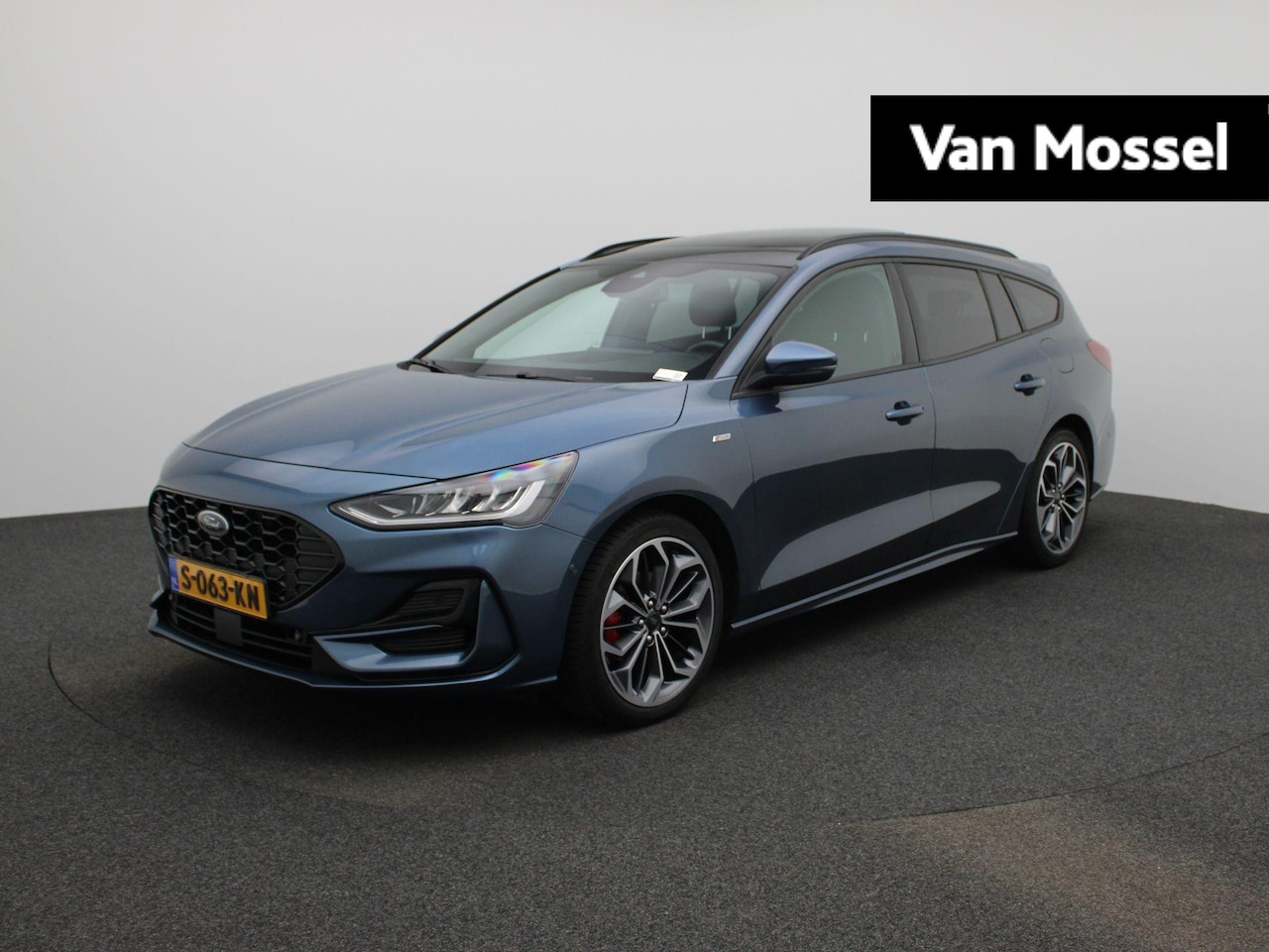 Ford Focus Wagon - 1.0 EcoBoost Hybrid ST Line X | PANORAMADAK | DEALER ONDERHOUDEN | WEGKLAPBARE TREKHAAK | - AutoWereld.nl