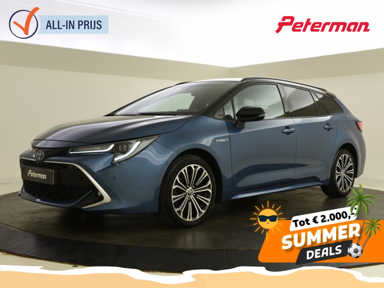 Toyota Corolla Touring Sports - 1.8 Hybrid Executive Bi-Tone | Blindspot | Elektr. a. klep | PDC - AutoWereld.nl