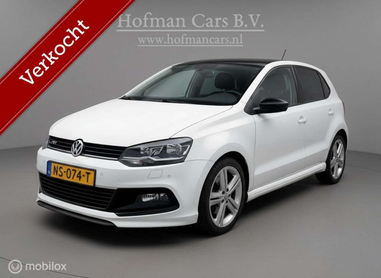 Volkswagen Polo - 1.0 TSI Highline 110 pk | Wit met Zwart Dak | Climatronic | Cruise Control | 2 Sleutels - AutoWereld.nl
