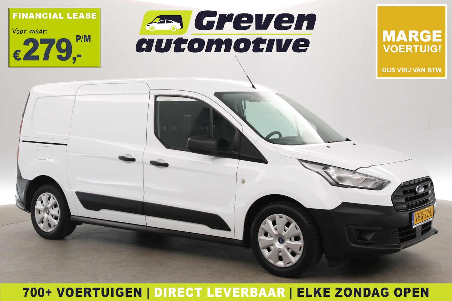 Ford Transit Connect - 1.5 EcoBlue L2 | Marge | Airco | Cruise | Trekhaak - AutoWereld.nl