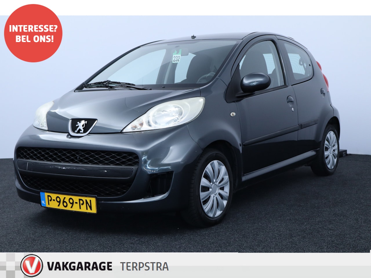 Peugeot 107 - 1.0-12V XR/ 5-Drs/ Airco/ C.V. Afstand/ Elek. Ramen/ Isofix/ Radio-CD AUX/ Toerenteller/ G - AutoWereld.nl