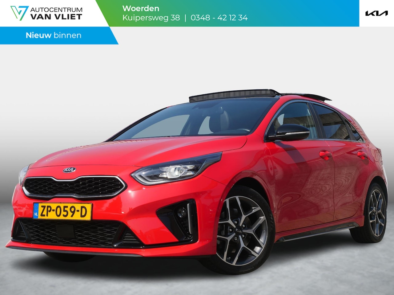 Kia Cee'd - Ceed 1.0 T-GDi GT-Line | Schuif/Open Dak | Stoel Stuur verwarming | - AutoWereld.nl