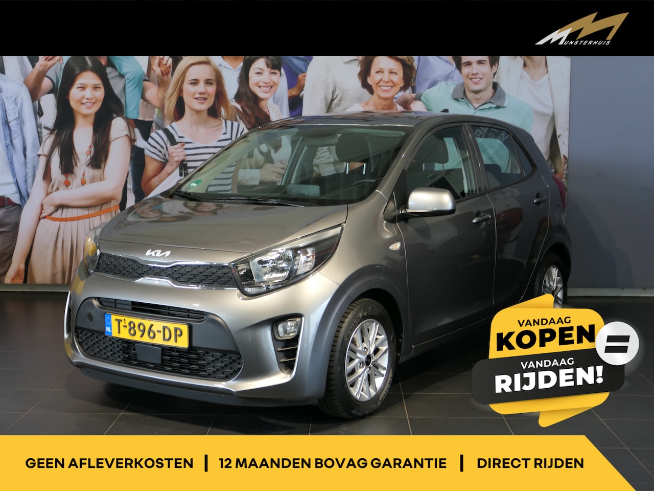 Kia Picanto - 1.0 DPi DynamicLine *Automaat!* - Apple carplay/Android auto - Cruise - Airco - AutoWereld.nl