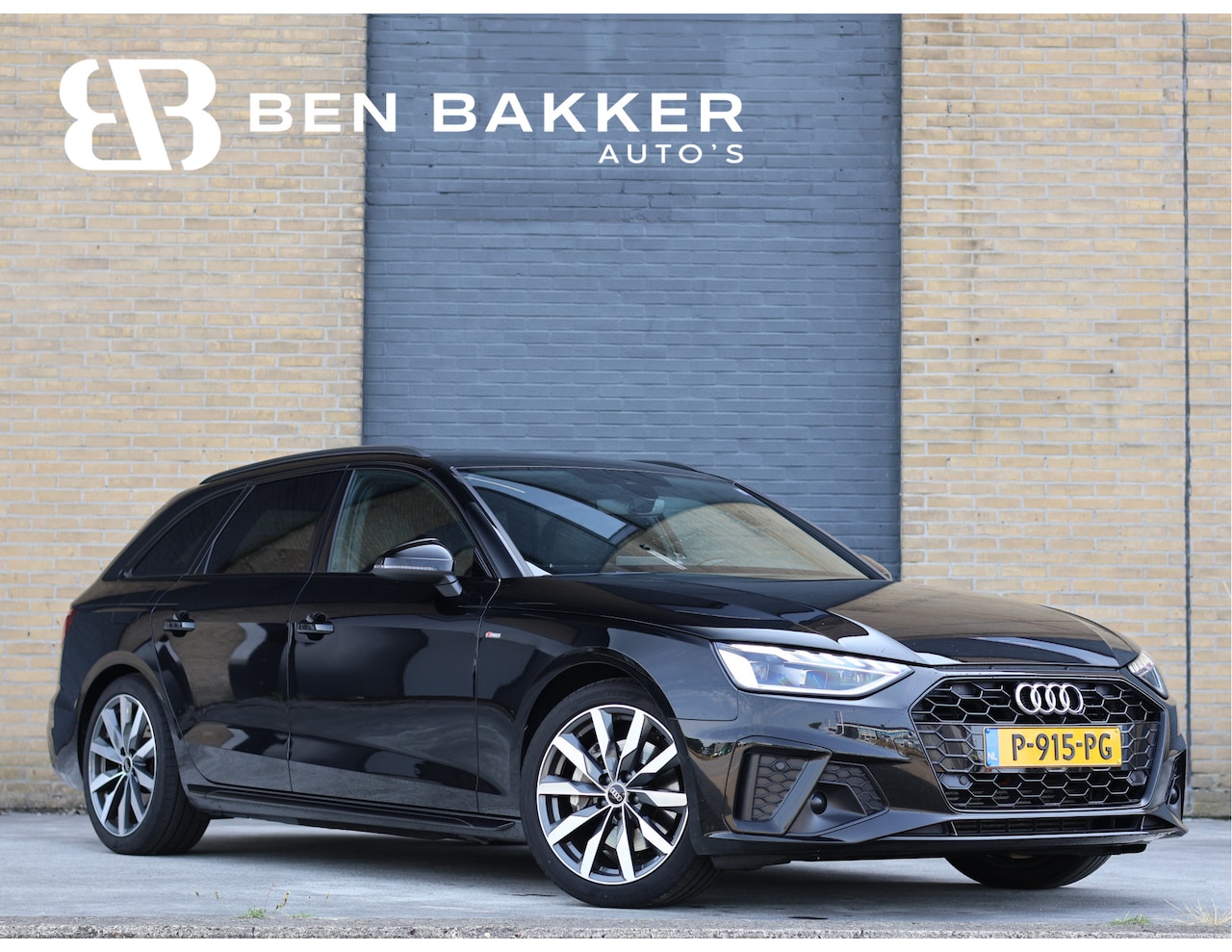 Audi A4 Avant - 40 TFSI S edition Competition S line | Haak | Sfeerverlichting | Black Optic | Org. NL | B - AutoWereld.nl
