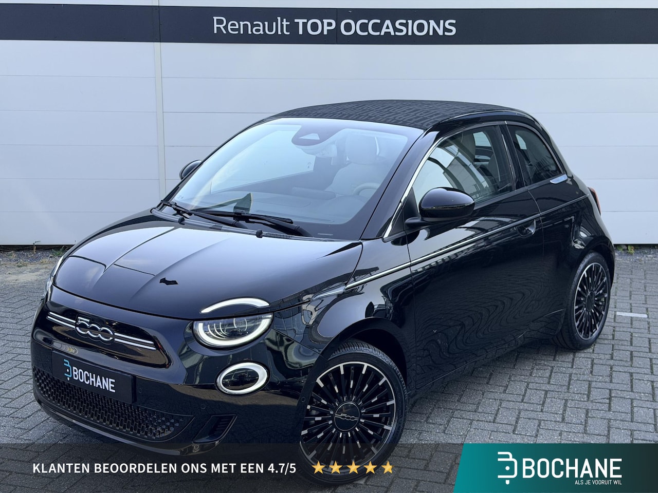 Fiat 500 C - La Prima 42 kWh | Lage km stand | Camera | Navigatie | Apple carplay/Android auto - AutoWereld.nl