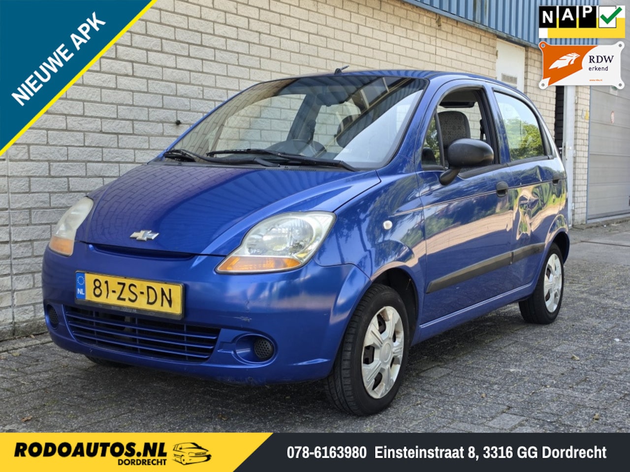 Chevrolet Matiz - 0.8 Spirit 5D Elektr. Pakket Nw APK ✅ - AutoWereld.nl