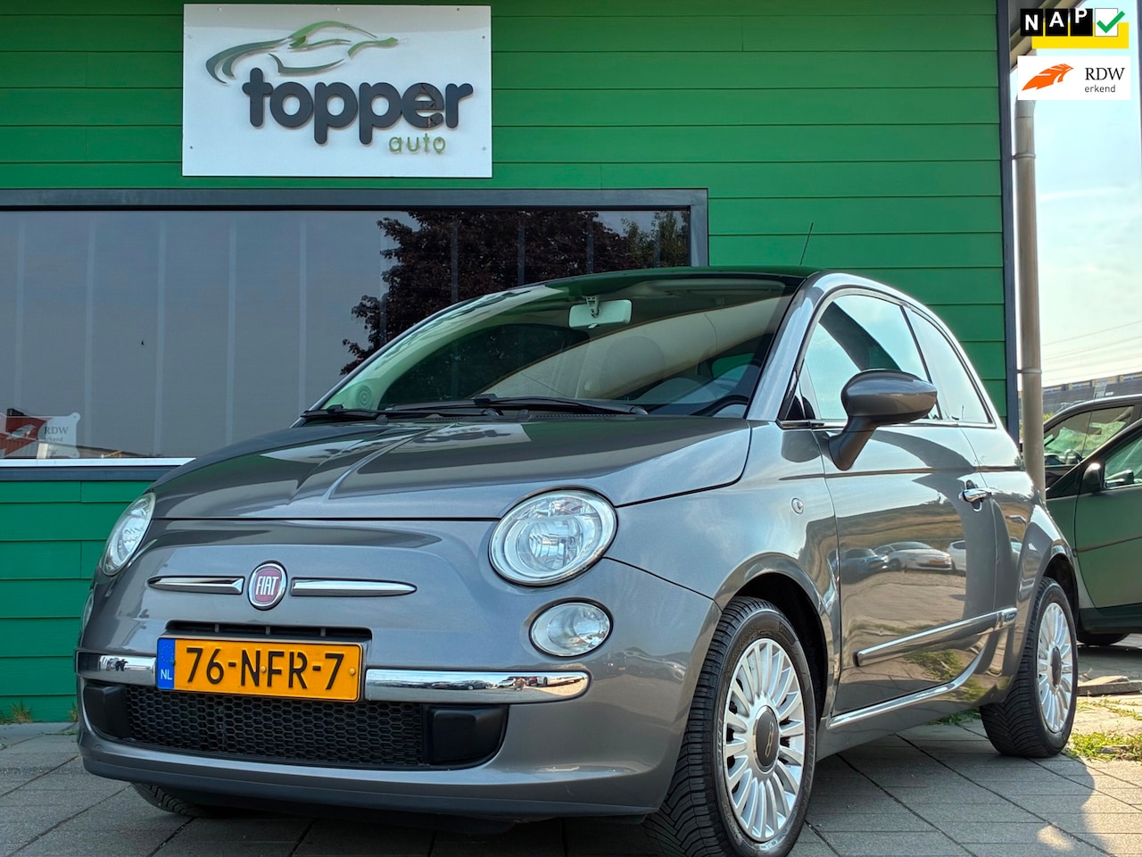 Fiat 500 - 1.2 Lounge|1e eigenaar|Automaat|D-riem v.v.|Panoramadak|Climatronic|NAP| - AutoWereld.nl
