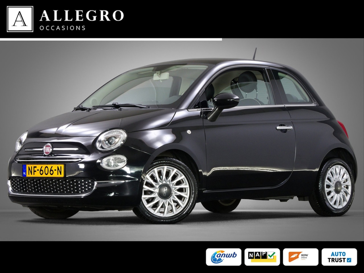 Fiat 500 - 0.9 TwinAir Turbo (PANORAMADAK, CRUISE CONTROL, PARKEERSENSOREN, ELEKTRISCHE RAMEN, LM-VEL - AutoWereld.nl
