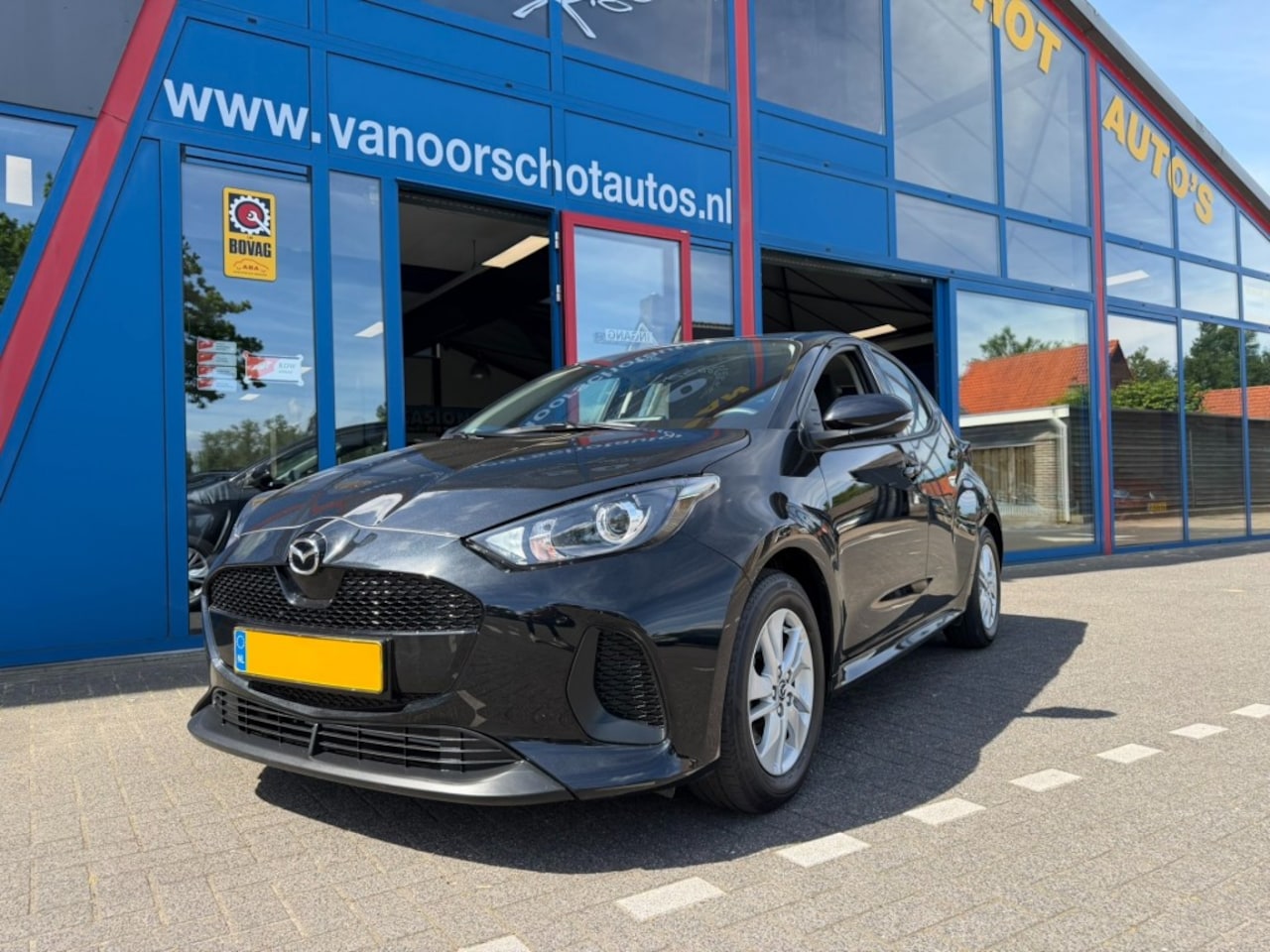 Mazda 2 Hybrid - 1.5 Hybride Automaat Navi Carplay Camera Led Airco(ECC) bj2023 - AutoWereld.nl