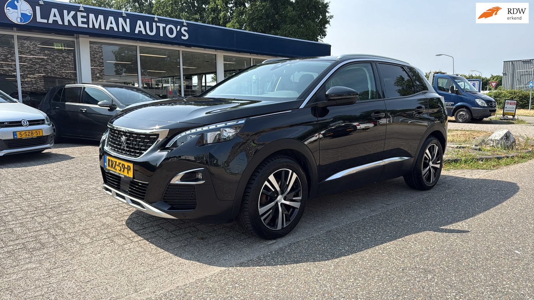 Peugeot 3008 - 1.2 Blackline Active Pack Navi Sport Xenon Huurkoop Inruil APK Garantie - AutoWereld.nl
