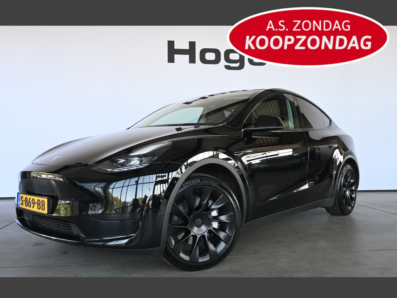 Tesla Model Y - RWD 58 kWh Clima Navigatie Panoramadak Leder Trekhaak Rijklaarprijs! Inruil Mogelijk! - AutoWereld.nl