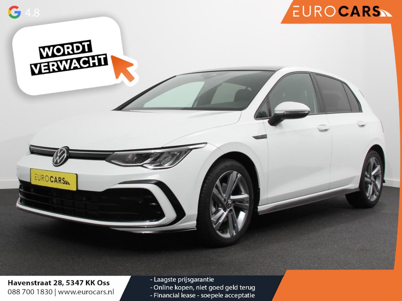 Volkswagen Golf - 1.5 eTSI DSG R-Line Panorama dak Navigatie Apple Carplay/Android Auto Climate Control Came - AutoWereld.nl
