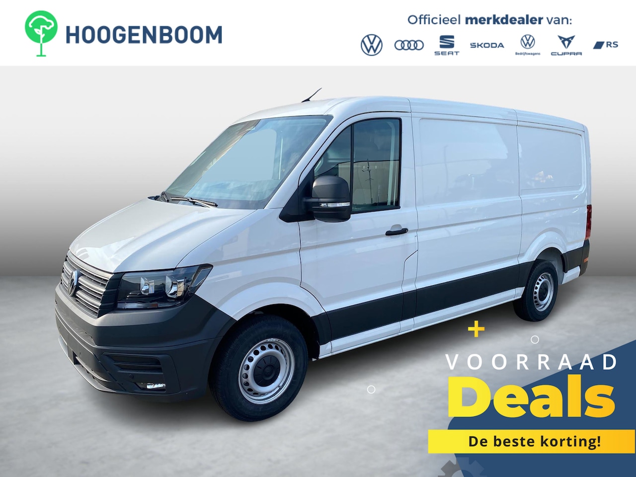 Volkswagen Crafter - Bedrijfswagens Highline 35 2.0 TDI L3H2 140 pk 103 kW pk 6 versn | BPM vrij | Spraakbedien - AutoWereld.nl