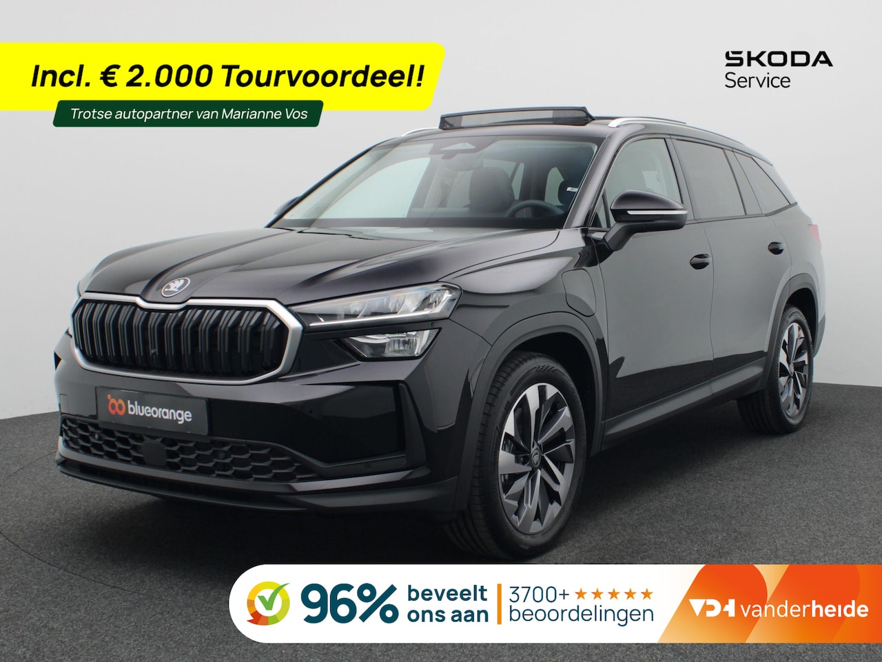 Skoda Kodiaq - 1.5 TSI PHEV Business Edition Plus 204PK DSG Pano-Schuifdak, Trekhaak, 19" LM Velgen, Stoe - AutoWereld.nl