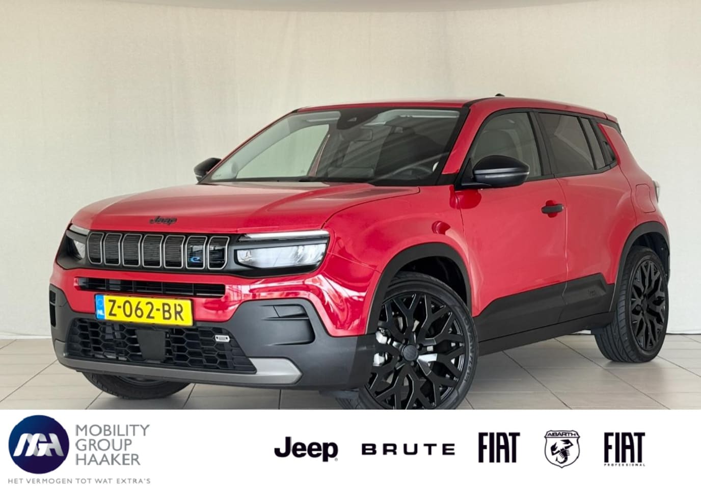 Jeep Avenger - BRUTE-Edition 54 kWh | Lederen bekleding | 20 inch Brute velgen - AutoWereld.nl