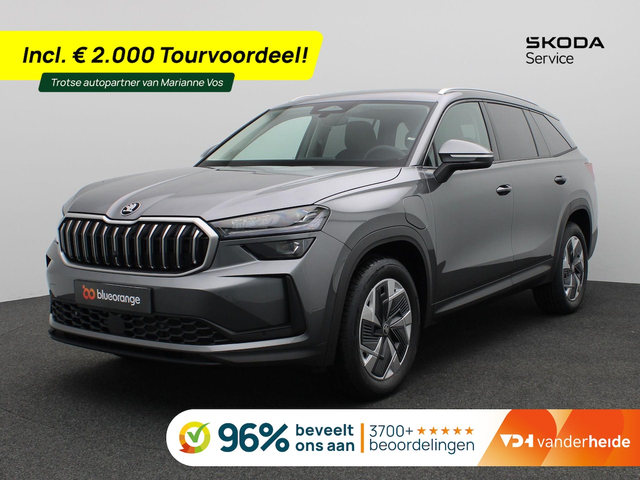 Skoda Kodiaq - 1.5 TSI PHEV Business Edition 204PK DSG Trekhaak, Matrix LED-Verlichting, Memorystoel, Sid - AutoWereld.nl