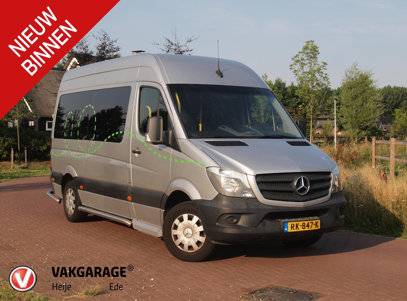 Mercedes-Benz Sprinter - 314 2.2 CDI 366 L2H2 Automaat | Personenbus met rolstoellift | Camera | Airco | Bluetooth - AutoWereld.nl