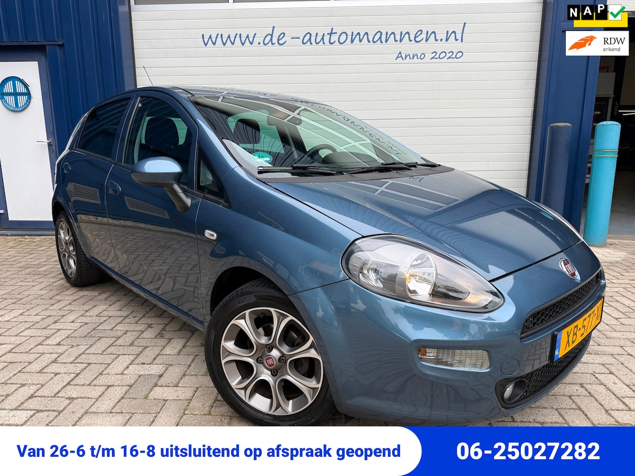 Fiat Punto Evo - TwinAir 100pk Sempre 5-drs / ECC / CRUISE / BT+USB / TREKHAAK - AutoWereld.nl