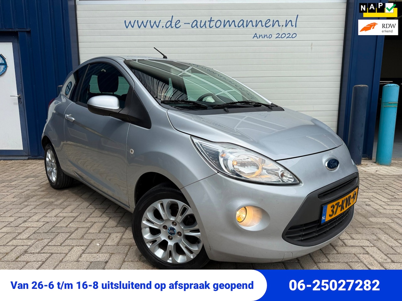Ford Ka - 1.2 Titanium 3-drs / AIRCO / 1e Eigenaar / 61.493 km! / NWE APK VOOR AFL - AutoWereld.nl