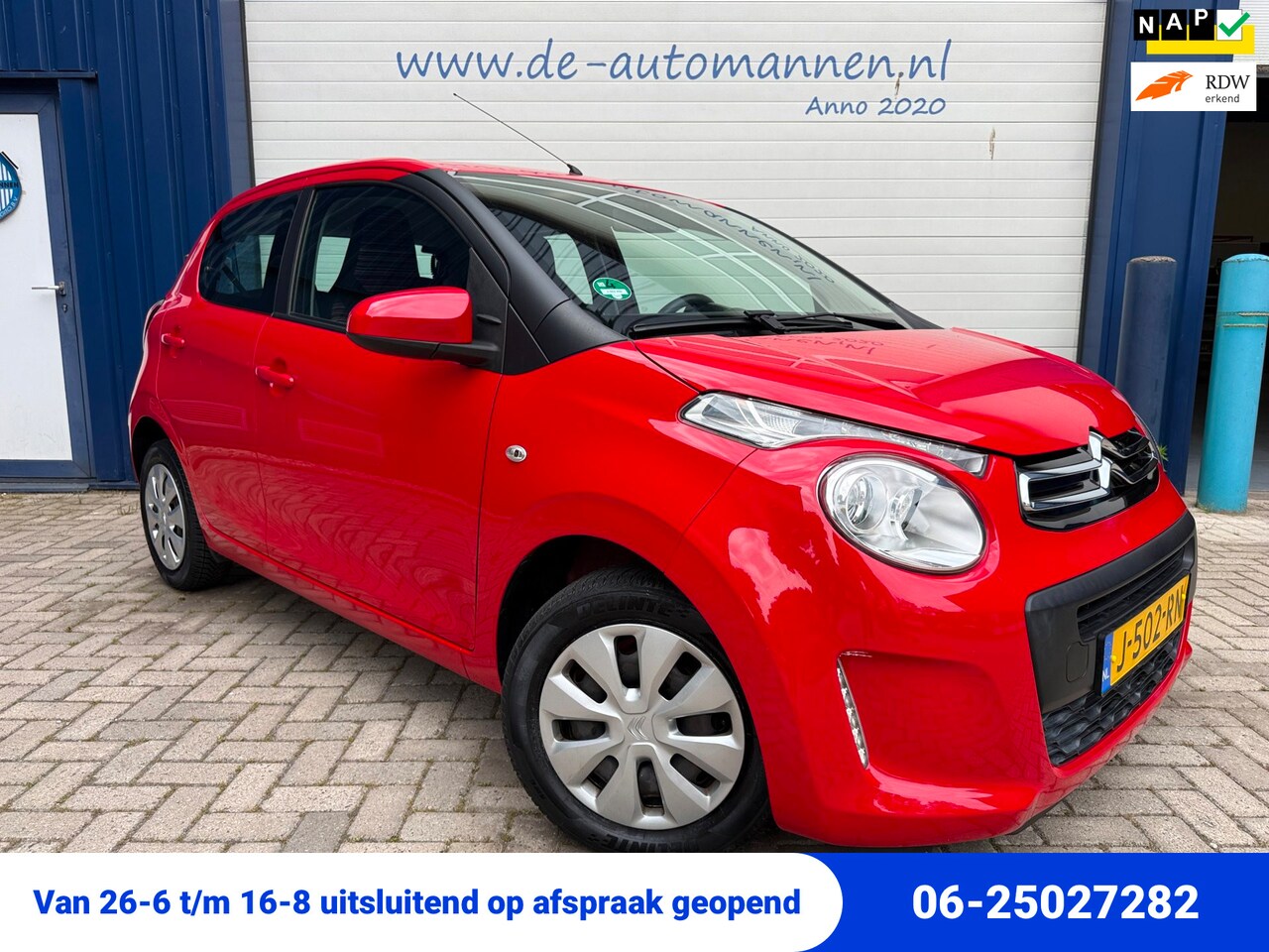 Citroën C1 - 1.0 VTi Feel 5-drs / AIRCO / BLUETOOTH / 35.235 km! / 2e EIG / 4x NWE ALL SEASON - AutoWereld.nl