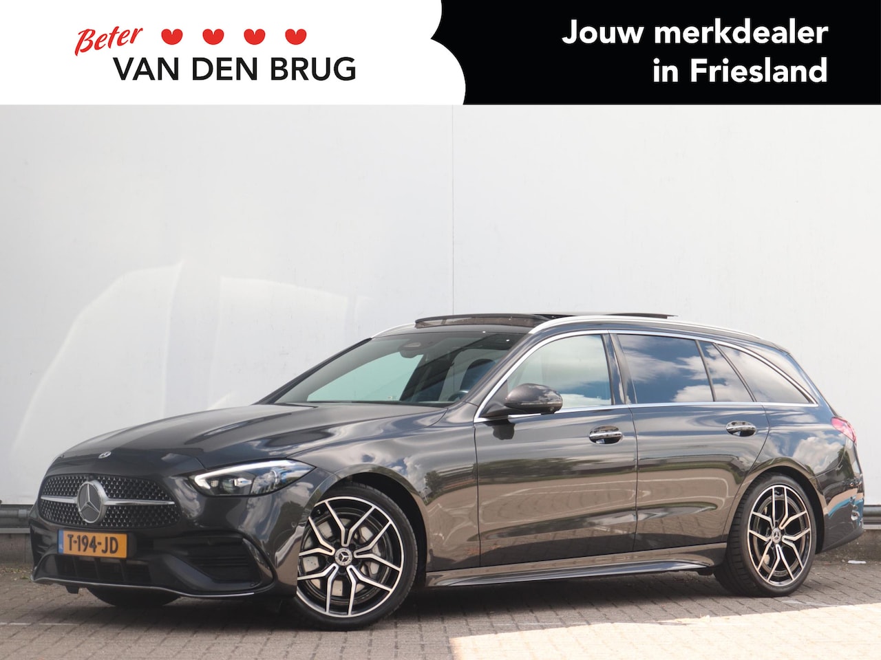 Mercedes-Benz C-klasse Estate - 200 AMG Line | Panoramadak | Memory | Elektrische Stuurkolom | 360 Camera | Burmester Audi - AutoWereld.nl
