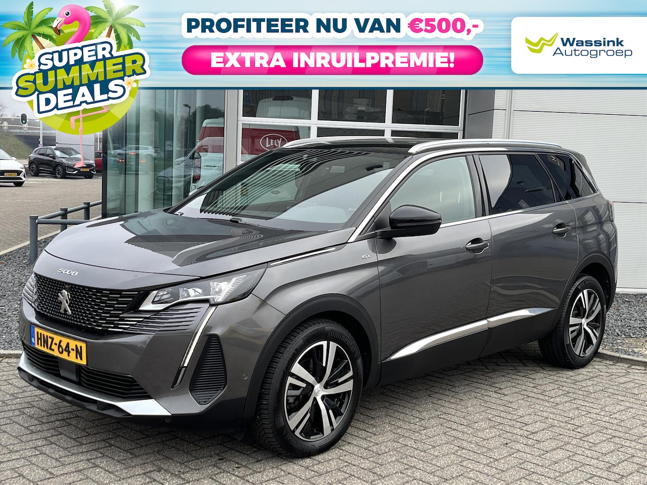 Peugeot 5008 - 1.2 130pk Automaat GT | 7 Persoons | | SUMMER DEAL | Stoelverwarming | Navigatie | Distrib - AutoWereld.nl