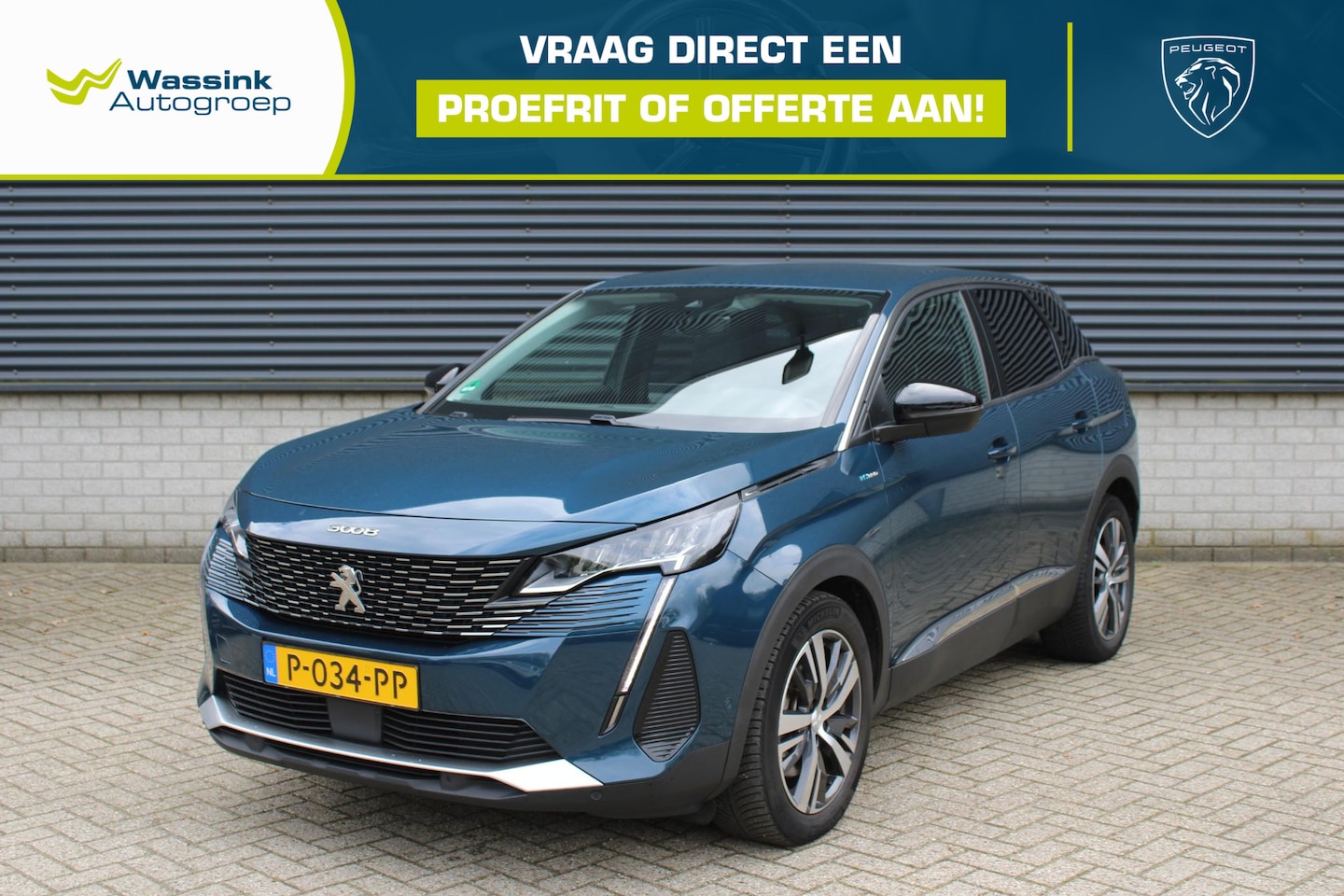 Peugeot 3008 - 1.6 HYbrid 225 Allure Pack Business 1.6 HYbrid 225 Allure Pack Business - AutoWereld.nl