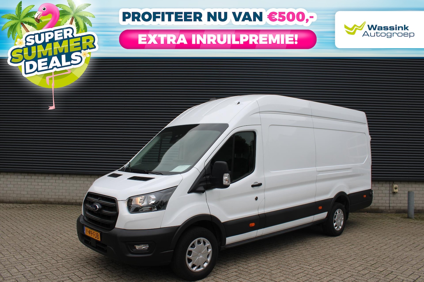 Ford Transit - I GB 350 L4H3 TDCi 105pk RWD Trend I SUMMERDEALS | Camera achter | Cruise control | Airco - AutoWereld.nl