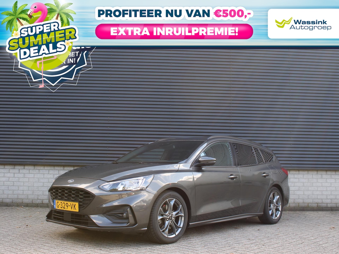 Ford Focus Wagon - ST-Line Business 125pk I SUMMERDEALS | Adaptive Cruise Control I Navigatie I Parkeersensor - AutoWereld.nl