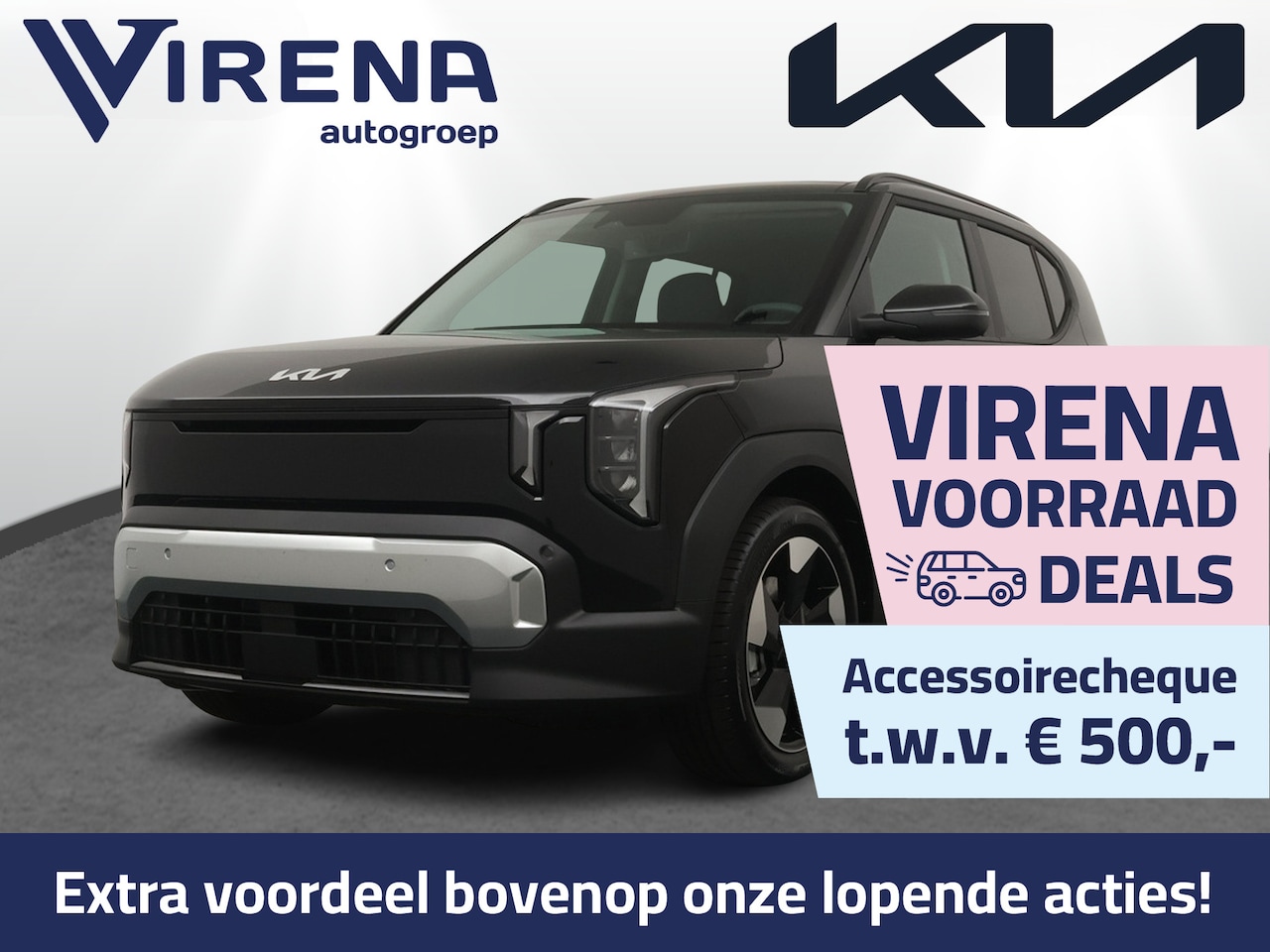 Kia EV2 - Plus Advanced 42.2 kWh - Schuif-/Kanteldak - Elektrisch Verstelbare Bestuurdersstoel - Har - AutoWereld.nl