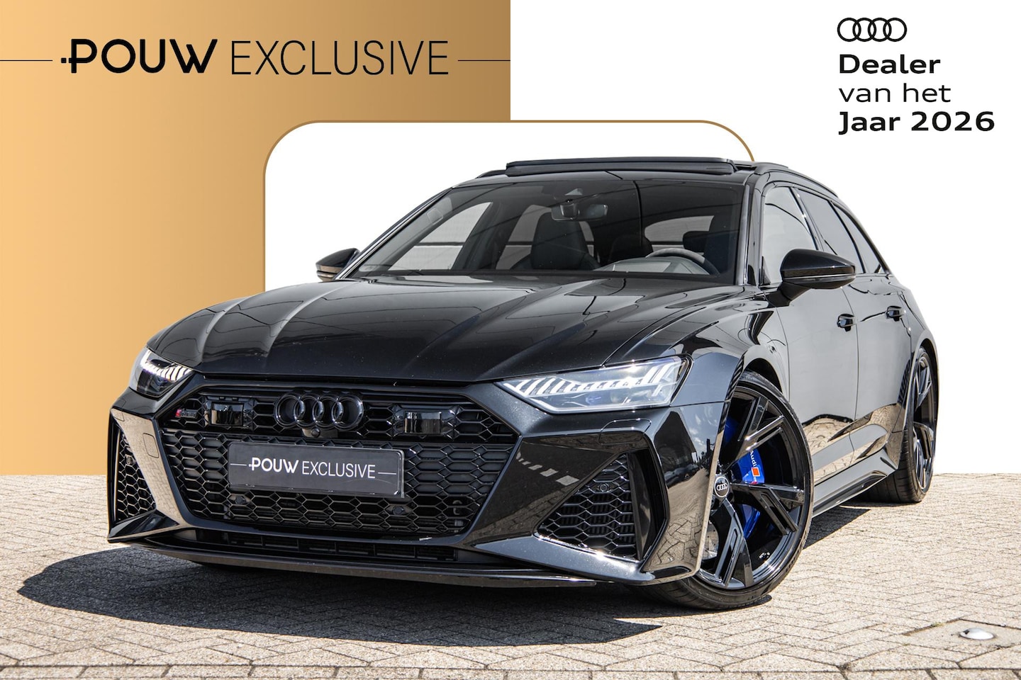 Audi RS6 - Avant TFSI 600pk quattro 25Y Edition | Panoramadak | HUD | B&O | Keramisch | Trekhaak | AC - AutoWereld.nl