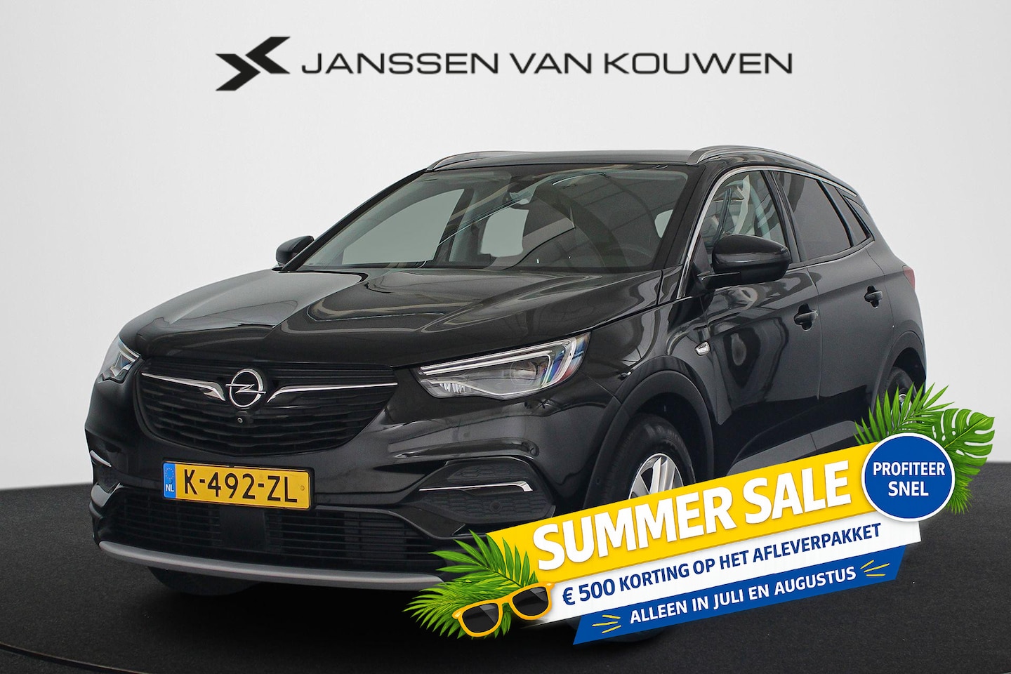 Opel Grandland X - 1.2 Turbo Business Elegance Automaat AGR Trekhaak Navi 360 Camera LED Koplampen - AutoWereld.nl