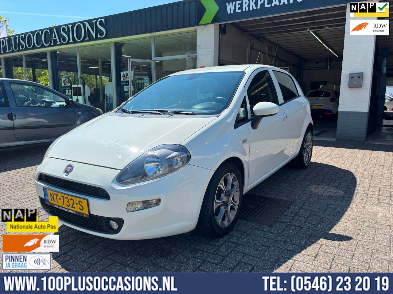 Fiat Punto Evo - 0.9 TwinAir Lounge | Nwe apk | Kleine beurt | Airco | Zeer zuinig | - AutoWereld.nl