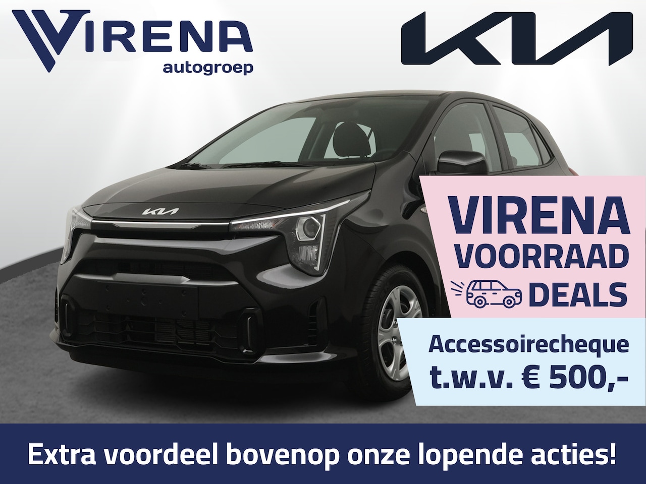 Kia Picanto - 1.0 GDi DynamicLine - Apple Carplay/Android Auto - Achteruitrijcamera - Cruise Control - F - AutoWereld.nl
