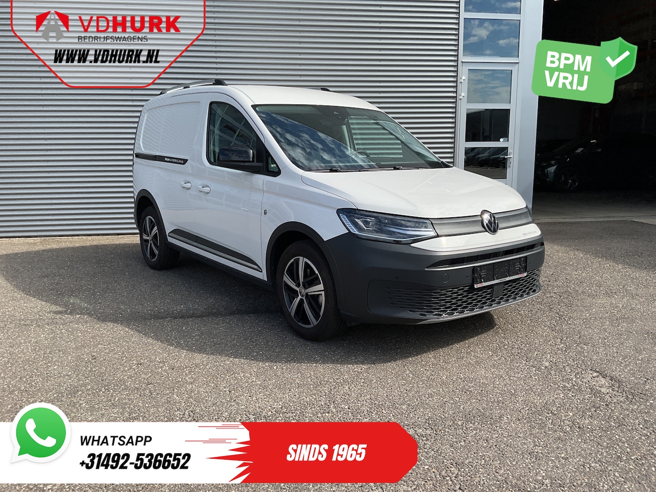 Volkswagen Caddy Cargo - 2.0 TDI 100 pk Pan Americana LED/ 2x Schuifdeur/ Virtual Cockpit/ Carplay/ Camera/ PDC/ Cr - AutoWereld.nl