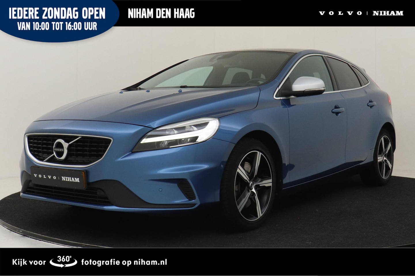 Volvo V40 - T3 AUT. POLAR+ SPORT -PANO.DAK|HARMAN/KARDON|KEYLESS|STANDKACHEL|PRIVACY.GLAS|CAMERA|AUT.P - AutoWereld.nl