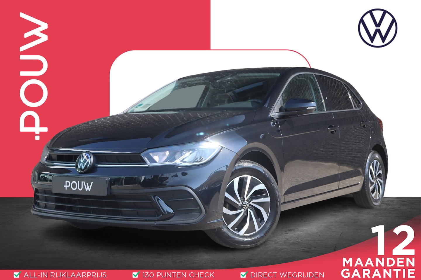 Volkswagen Polo - 1.0 TSI 95pk Life | App Connect | Parkeersensoren Voor & Achter | Getint Glas - AutoWereld.nl