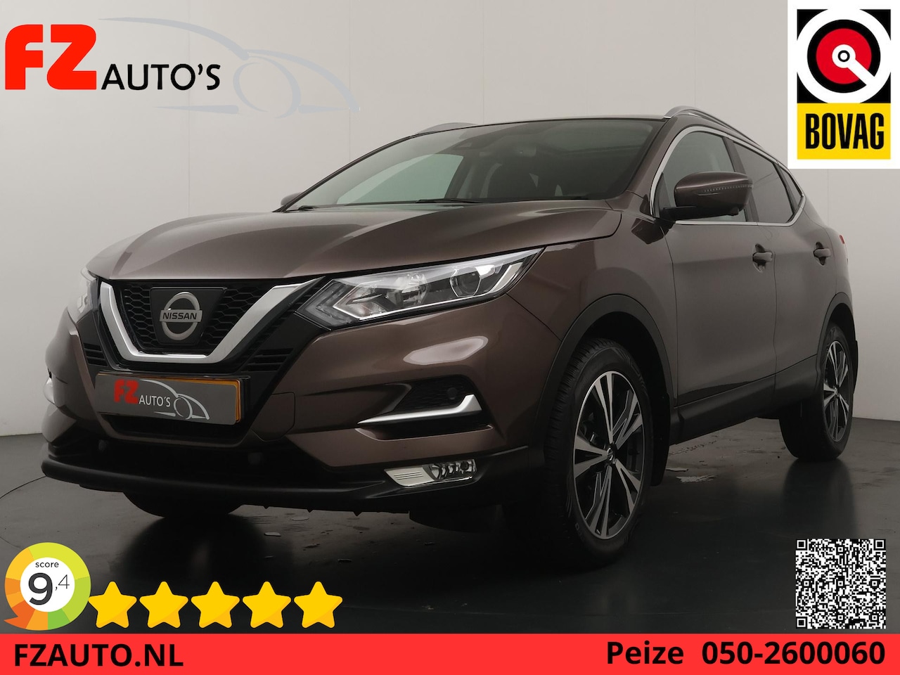 Nissan Qashqai - 1.2 N-Connecta - Navigatie - Panoramadak - Climate Control - Trekhaak - AutoWereld.nl