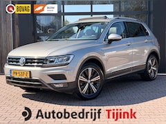 Volkswagen Tiguan - 1.4 TSI 4MOTION Highline | Pano | Trekhaak | LED | Stoelverwarming | Leder | Elek. stoelen