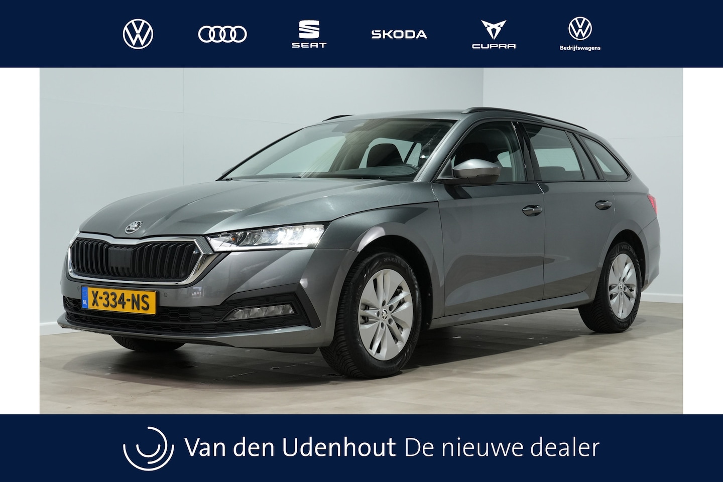 Skoda Octavia Combi - 1.0 e-TSI 110pk DSG Business Edition Trekhaak Navigatie Keyless Lm Velgen 248 - AutoWereld.nl