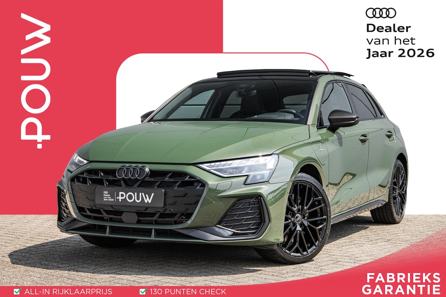 Audi A3 Sportback - 45 TFSIe 272pk S edition Competition | Panoramadak | Sonos | Carbon | HUD | Sportstoelen | - AutoWereld.nl