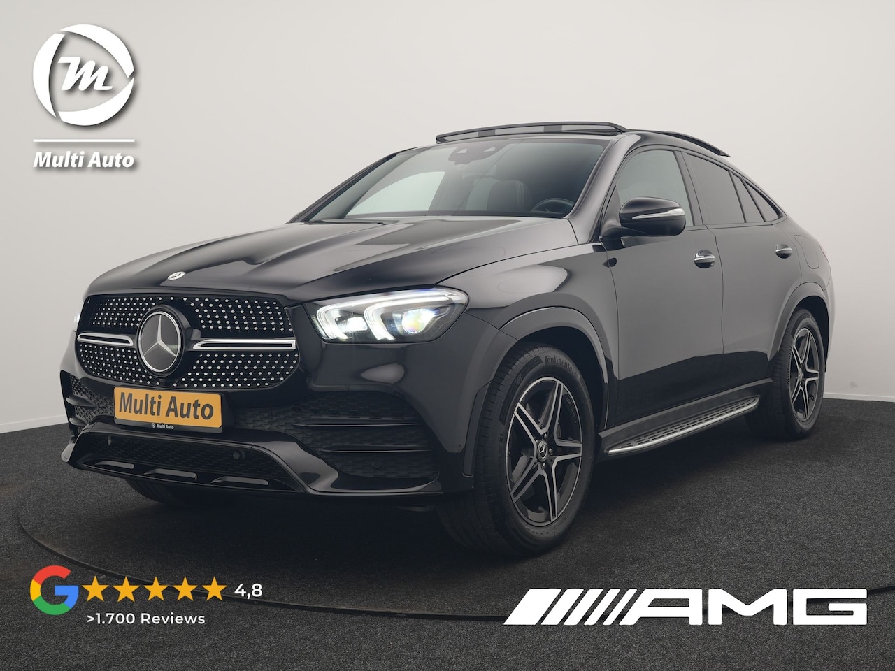 Mercedes-Benz GLE-Klasse Coupé - 350 e 4MATIC AMG Line PHEV 333pk Dealer O.H. | Luchtvering | Panodak | Adaptive Cruise | H - AutoWereld.nl