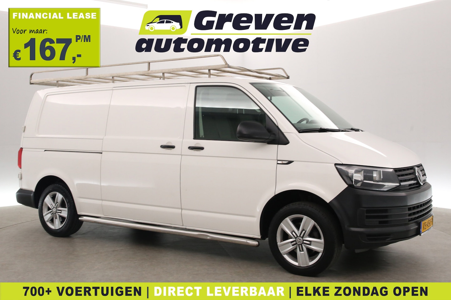 Volkswagen Transporter - 2.0 TDI L2H1 | Airco | Cruise | 3 Zits | Trekhaak | Imperiaal | Parkeersens. - AutoWereld.nl