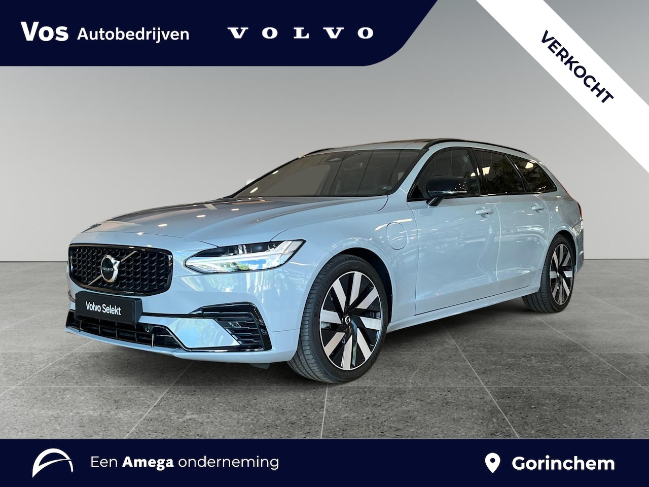 Volvo V90 - T6 Recharge AWD Ultimate Dark | Luchtvering | Panoramadak | BTW auto - AutoWereld.nl